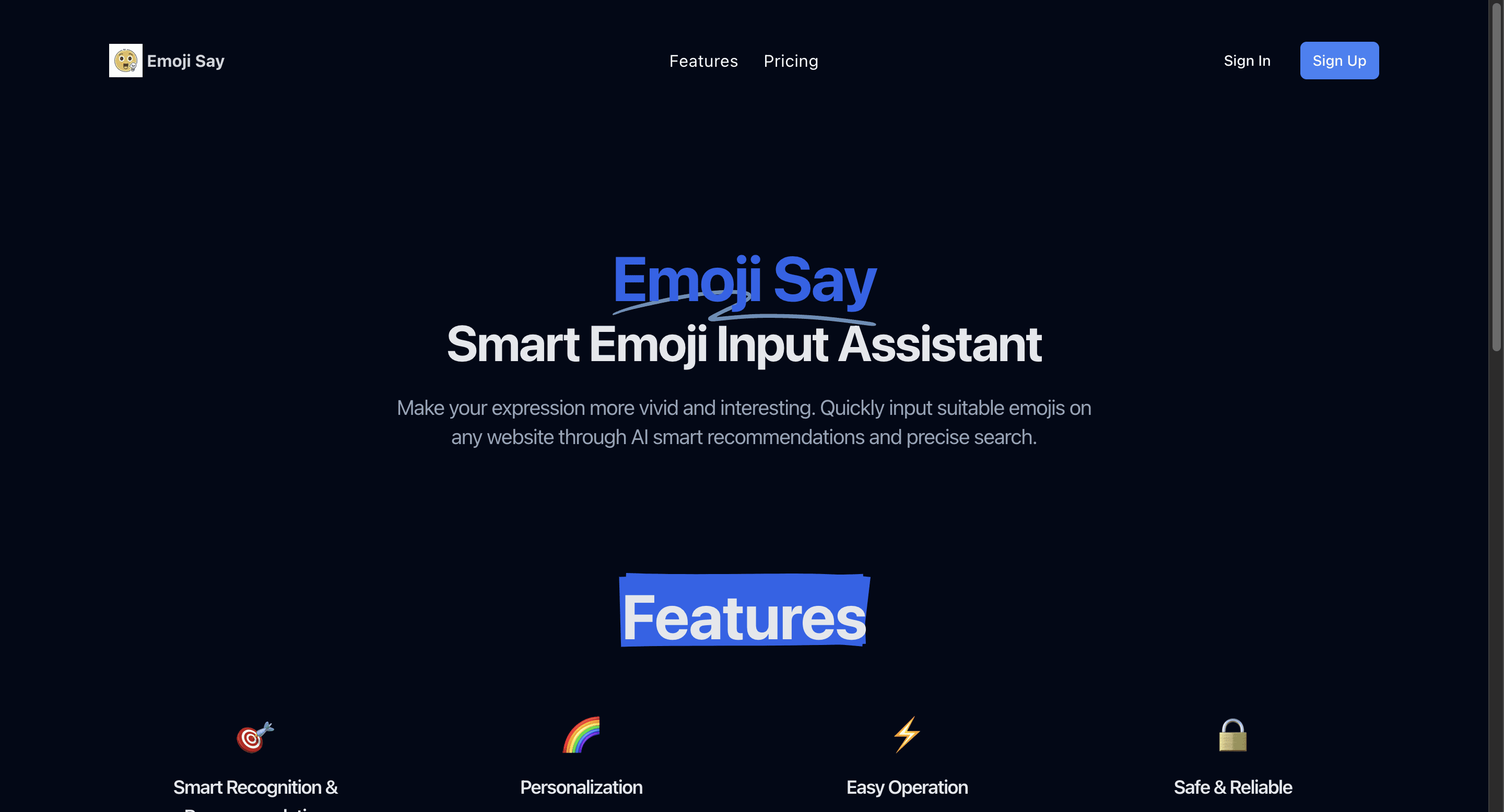 EmojiSay - Smart Emoji Input Assistant